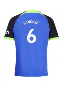Tottenham Hotspur Davinson Sanchez #6 Fotballdrakt Borte Klær 2022-23 Korte ermer